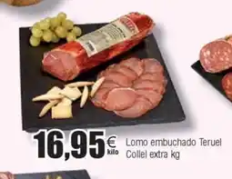 FROIZ Lomo embuchado Teruel kilo Collel extra kg oferta