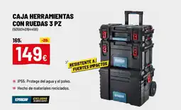 Brico Depôt CAJA HERRAMIENTAS CON RUEDAS 3 PZ oferta