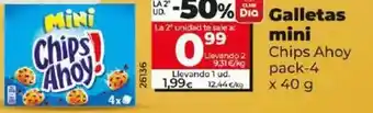 Dia Chips ahoy - galletas mini oferta
