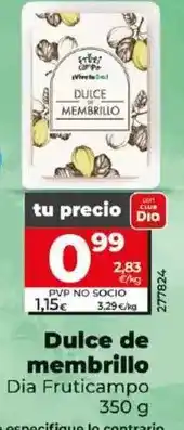 Dia Dia fruticampo - dulce de membrillo oferta