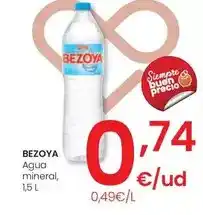 Eroski Bezoya - agua mineral oferta