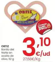 Eroski Ortiz - bonito del norte en aceite de oliva oferta