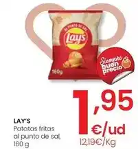 Eroski Lay's - patatas fritas al punto de sal oferta