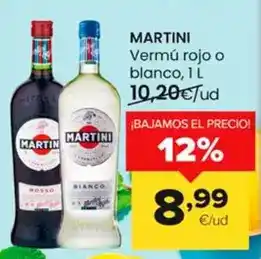 Autoservicios Familia Martini - vermu rojo o blanco oferta