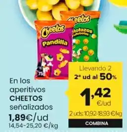 Autoservicios Familia Cheetos - en los aperitivos oferta