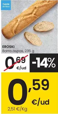 Eroski Eroski - barra aspas oferta