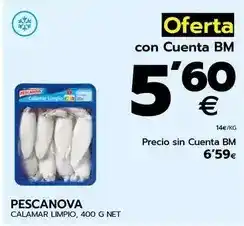 BM Supermercados Pescanova - calamar limpio oferta