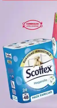 Carrefour Scottex - papel higiénico megarrollo oferta