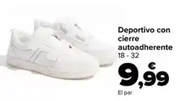 Carrefour Deportivo con cierre autoadherente oferta