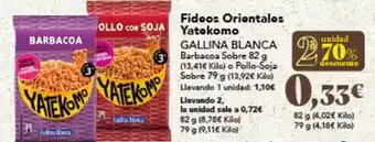 Gadis Gallina blanca - fideos orientales yatekomo oferta