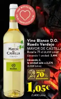 Gadis Mayor de castilla - vino blanco d.o. rueda verdejo oferta