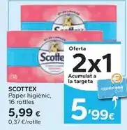 Caprabo Scottex - paper higienic oferta