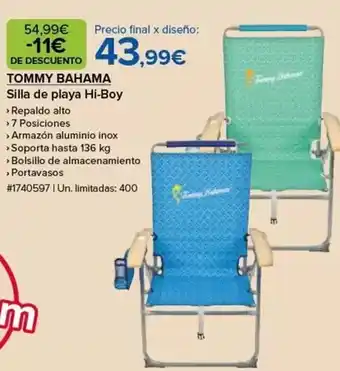 Costco Tommy bahama - silla de playa hi-boy oferta