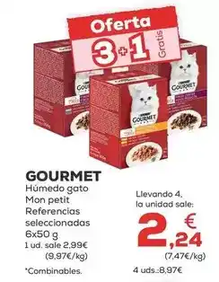 Kiwoko Gourmet - humedo gato mon petit oferta