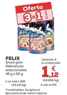 Kiwoko Felix - snack gato referencias seleccionadas oferta