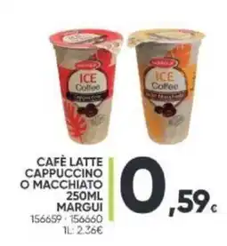 Family Cash CAFÈ LATTE CAPPUCCINO O MACCHIATO 250ML MARGUI oferta