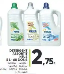 Family Cash DETERGENT ASSORTIT NEUS 5 L - 60 DOSIS oferta