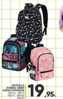 Family Cash MOTXILLA JUVENIL GRAN KARACTERMANIA 180446 180173 180457 180458 180459 oferta