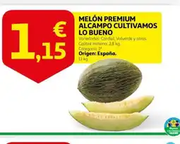 Alcampo MELÓN PREMIUM ALCAMPO CULTIVAMOS LO BUENO oferta
