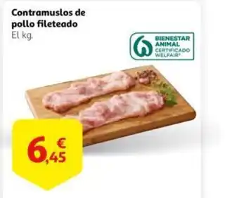 Alcampo Contramuslos de pollo fileteado oferta