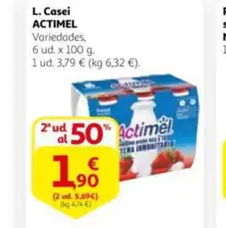 Alcampo L. Casei ACTIMEL oferta
