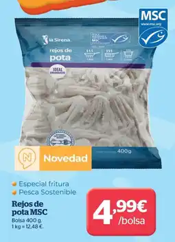 La Sirena Rejos de pota MSC oferta