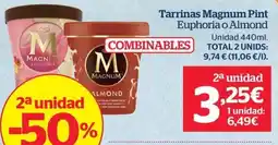 La Sirena Tarrinas Magnum Pint Euphoria o Almond oferta
