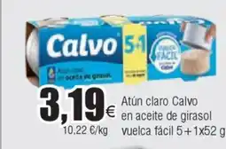 FROIZ Atún claro Calvo en aceite de girasol oferta