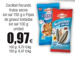 FROIZ Cocktail Facundo frutos secos oferta