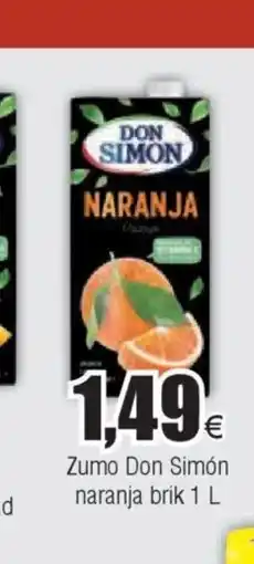 FROIZ Zumo Don Simón naranja brik 1 L oferta