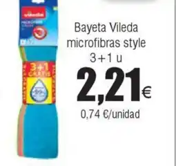 FROIZ Bayeta Vileda microfibras style 3+1 u oferta