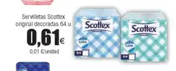 FROIZ Servilletas Scottex original decoradas 64 u oferta