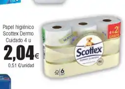 FROIZ Papel higiénico Scottex Dermo oferta