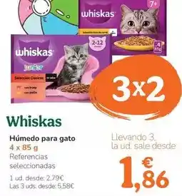 TiendAnimal Whiskas - humedo para gato oferta