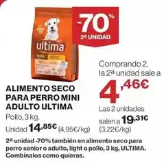 El Corte Inglés Affinity - alimento seco para perro mini adulto ultima oferta