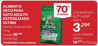 El Corte Inglés Affinity - alimento seco para gato adulto esterilizado ultima oferta