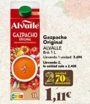 Gadis Alvalle - gazpacho original oferta