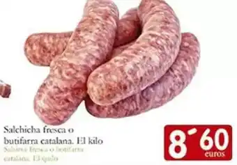 Supermercados Bip Bip Salchicha fresca o butifarra catalana oferta