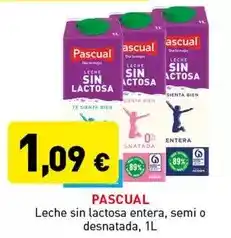 Hiperber Pascual - leche sin lactosa entera, semi o desnatada oferta