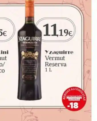 Masymas Yzaguirre Vermut Reserva oferta