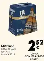 CashDiplo Mahou - cerveza 0,0% tostada oferta