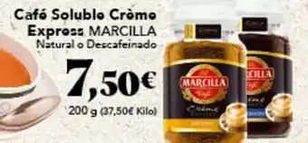 Gadis Marcilla - café soluble crème express oferta