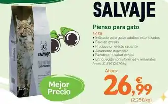 TiendAnimal Salvaje - pienso para gato oferta