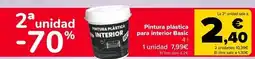 Carrefour Pintura plástica para interior basic oferta