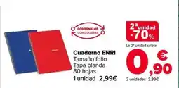 Carrefour Enri - cuaderno oferta