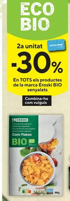 Caprabo Cereales corn flakes bio oferta