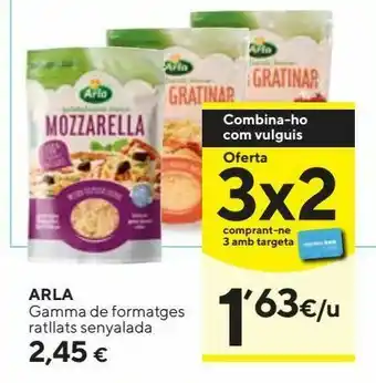 Caprabo Queso rallado arla oferta