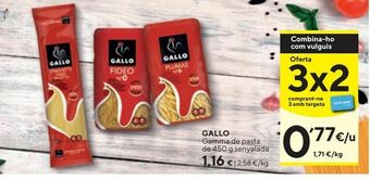 Caprabo Espaguetis gallo oferta