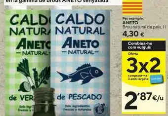 Caprabo Caldo de pescado aneto oferta