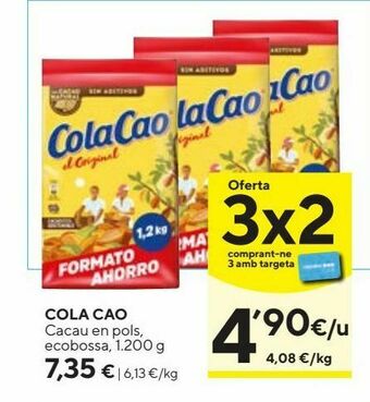 Caprabo Cacao en polvo cola cao oferta